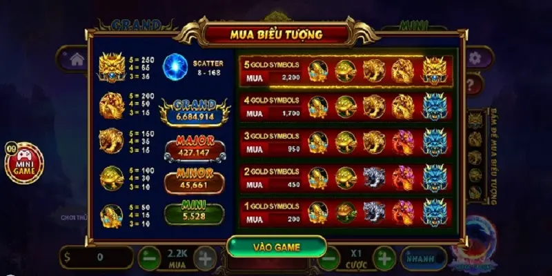 Các hình thức hũ thưởng trong game