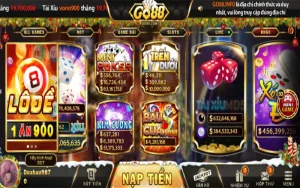 Game trên dưới go88 đa dạng, đặc sắc