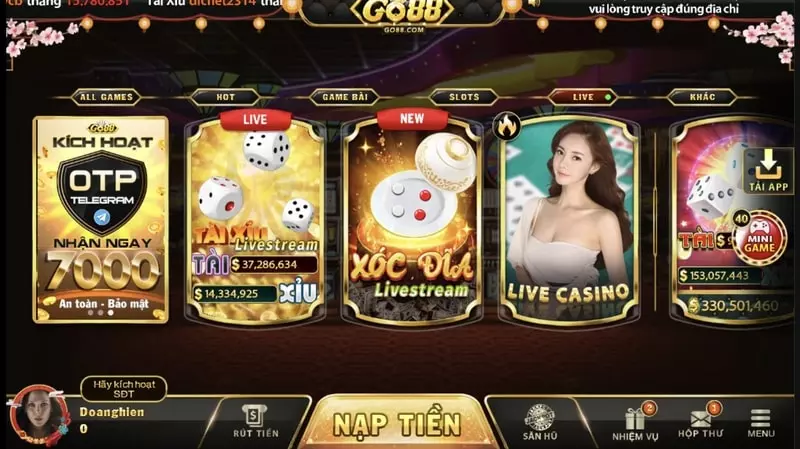 Live casino đảm bảo minh bạch và công bằng tại go88